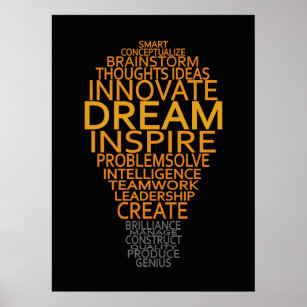 Benutzerdefiniertes Poster für Inspiration Light B