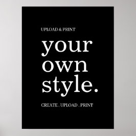 Benutzerdefiniertes Poster-Zeichen 18" x 24" | Mar Poster