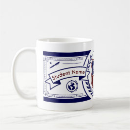 Benutzerdefiniertes Preppy Ivy League Akademisches Kaffeetasse