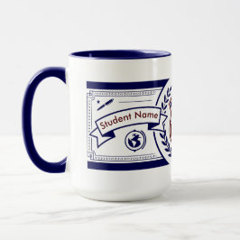 Benutzerdefiniertes Preppy Ivy League Akademisches Tasse