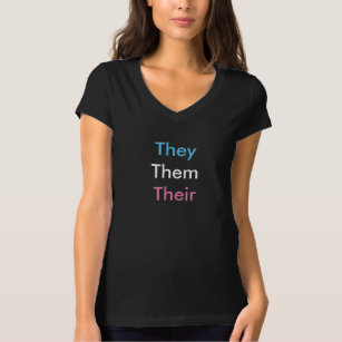 Benutzerdefiniertes Pronoun Transgender/Intersex 1 T-Shirt