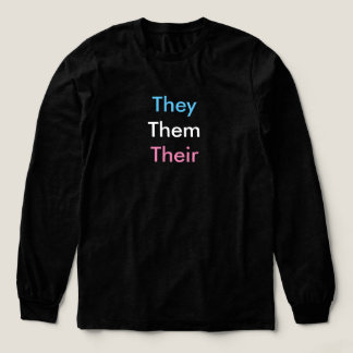 Benutzerdefiniertes Pronoun Transgender/Intersex 1 Tri-Blend Shirt