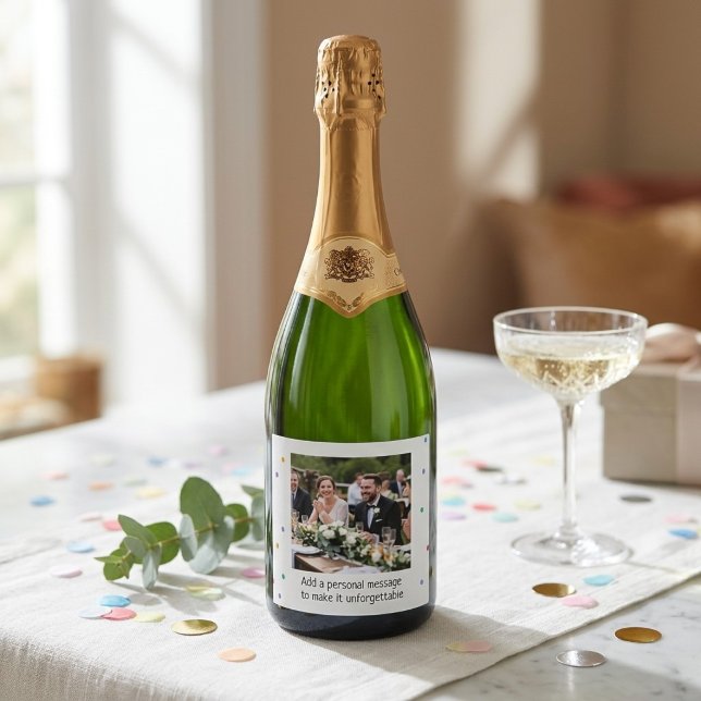 Benutzerdefiniertes Prosecco-Etikett – Geburtstags (Von Creator hochgeladen)