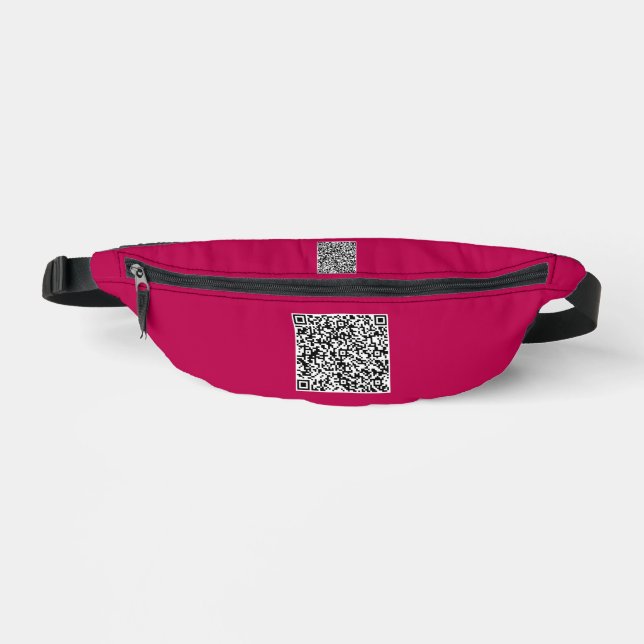Benutzerdefiniertes QR Code Fanny Pack - Farben au Bauchtasche (Vorderseite)