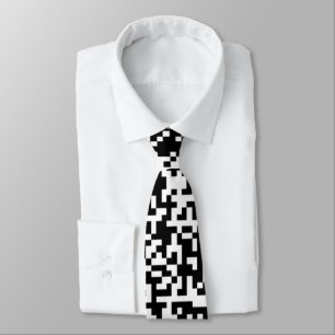 Benutzerdefiniertes QR-Code-Halstuch Designiere de Krawatte