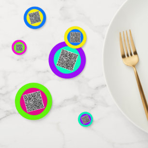 Benutzerdefiniertes QR-Code Scan-Party Confetti Fa Konfetti