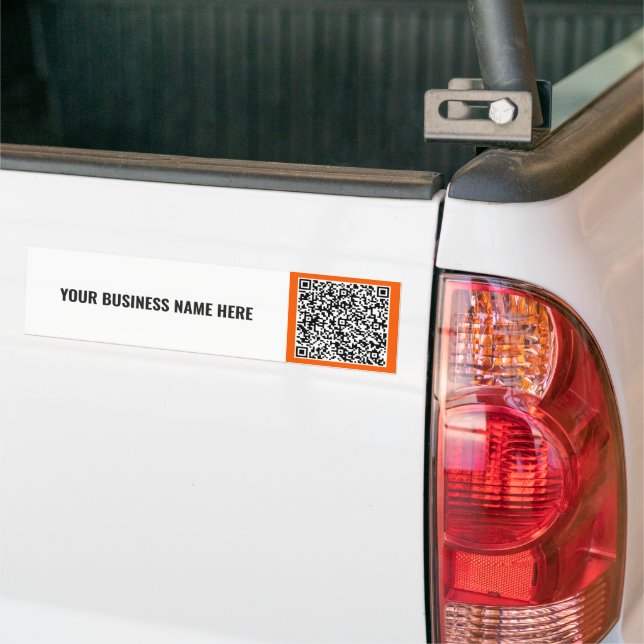 Benutzerdefiniertes QR-Code-Werbebumper-Sticker-Be Autoaufkleber (Auf Lkw)