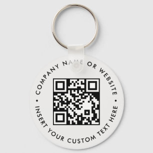 Benutzerdefiniertes QR-Geschäfts-Giveaway-Marketin Schlüsselanhänger