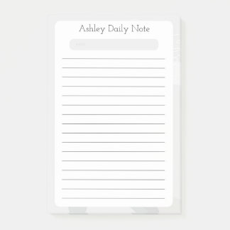 Benutzerdefiniertes Quick Daily Notes-Design Post-it Klebezettel