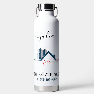Benutzerdefiniertes Real Anwesen Agent Small Busin Trinkflasche