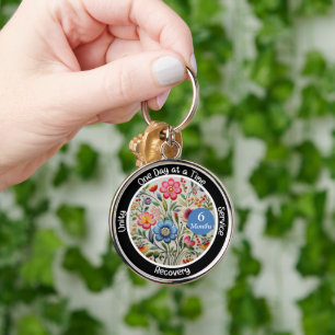 Benutzerdefiniertes Recovery-Meilenstein-Geschenk  Schlüsselanhänger