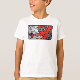 Benutzerdefiniertes Red Ninja Design T-Shirt