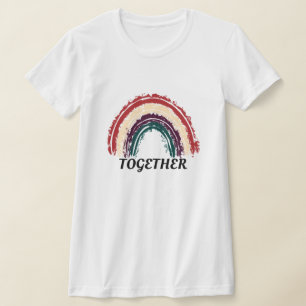 Benutzerdefiniertes Regenbogen-Abstraktes T - Shir T-Shirt