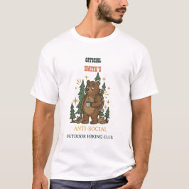 Benutzerdefiniertes Retro-Camp-Bär-T-Shirt T-Shirt