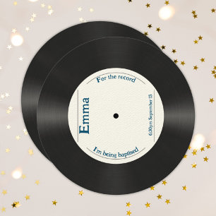 Benutzerdefiniertes Retro für die rekordverdächtig Einladung