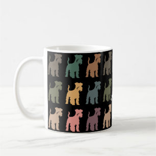 Benutzerdefiniertes Retro-Miniaturschnauzer-Hausti Kaffeetasse
