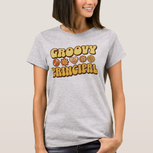 Benutzerdefiniertes Retro Vintage Blume "Groovy Pr T-Shirt