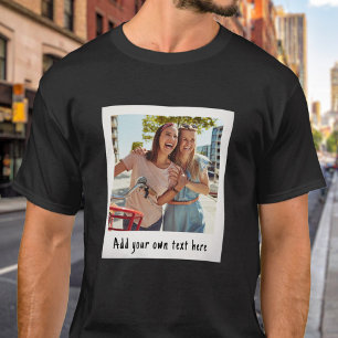 Benutzerdefiniertes Retro-Vintages Foto T-Shirt