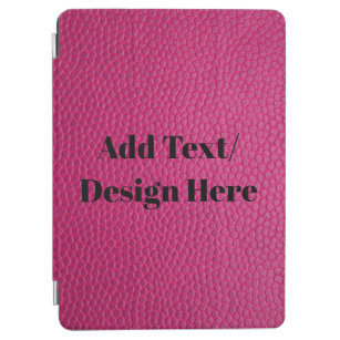 Benutzerdefiniertes rosa Leder Fügen Sie hier Ihre iPad Air Hülle