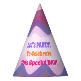 Benutzerdefiniertes rosa Party Partyhütchen