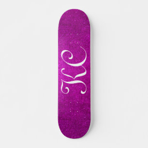 Benutzerdefiniertes rosa Rosa Glitzer-Skateboardde Skateboard