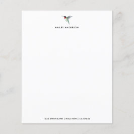 Benutzerdefiniertes Ruby-throated Hummingbird Stat