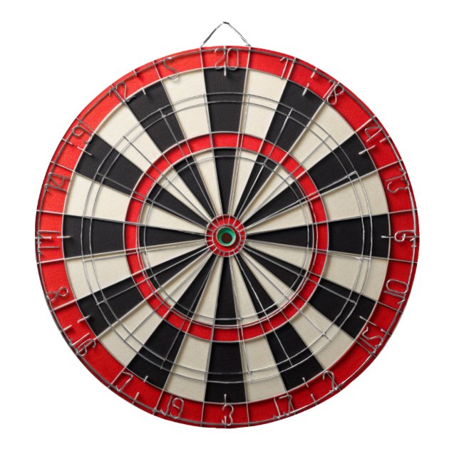 Benutzerdefiniertes Rustikales Dartboard Dartscheibe (vorne)