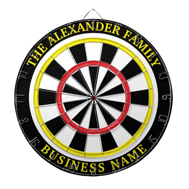 Benutzerdefiniertes Rustikales Dartboard Dartscheibe (vorne)