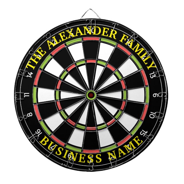 Benutzerdefiniertes Rustikales Dartboard Dartscheibe (vorne)