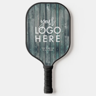 Benutzerdefiniertes rustikales Firmenlogo Dunkles Pickleball Schläger