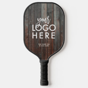 Benutzerdefiniertes Rustikales Geschäft-Logo Dunkl Pickleball Schläger