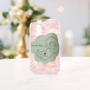 Benutzerdefiniertes Salbeigrün Labrador Glas   Ges