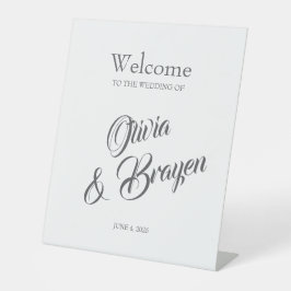 Benutzerdefiniertes Schild für das Pedestal - Eleg