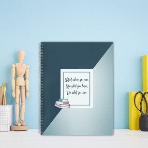 Benutzerdefiniertes, schlichtes Notebook Notizbuch