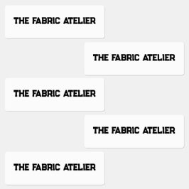 Benutzerdefiniertes Schwarz auf Labels für weiße G Etiketten