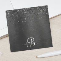 Benutzerdefiniertes Schwarzes Glitzer-Sparkon-Mono