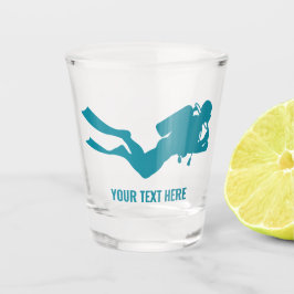 Benutzerdefiniertes Scuba Diving Schnapsglas