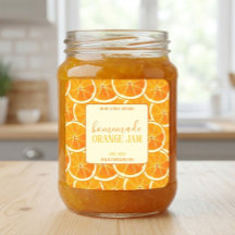Benutzerdefiniertes selbstgemachtes Orangenmarmela