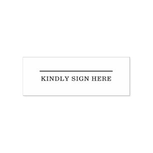 Benutzerdefiniertes Signatur-Office-Dokument-Desig Permastempel