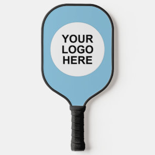 Benutzerdefiniertes Sky Blue Business-Logo Pickleball Schläger