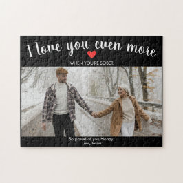 Benutzerdefiniertes Sober-Support-Geschenk 1 Foto Puzzle