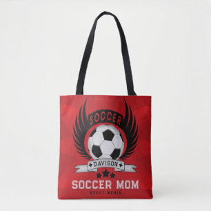 Benutzerdefiniertes Soccer Mom-Emblem mit Ball und