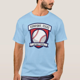 Benutzerdefiniertes Softball-Baseball-Logo T-Shirt