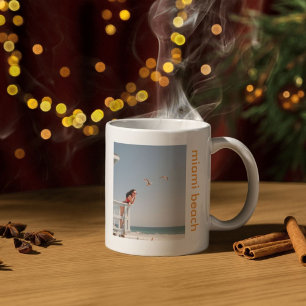 Benutzerdefiniertes Sommer-Vibes-Design mit fetter Kaffeetasse