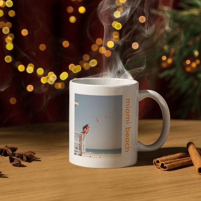 Benutzerdefiniertes Sommer-Vibes-Design mit fetter Kaffeetasse (Von Creator hochgeladen)