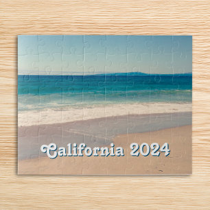 Benutzerdefiniertes Souvenir-Foto Ozeanblau Strand Puzzle