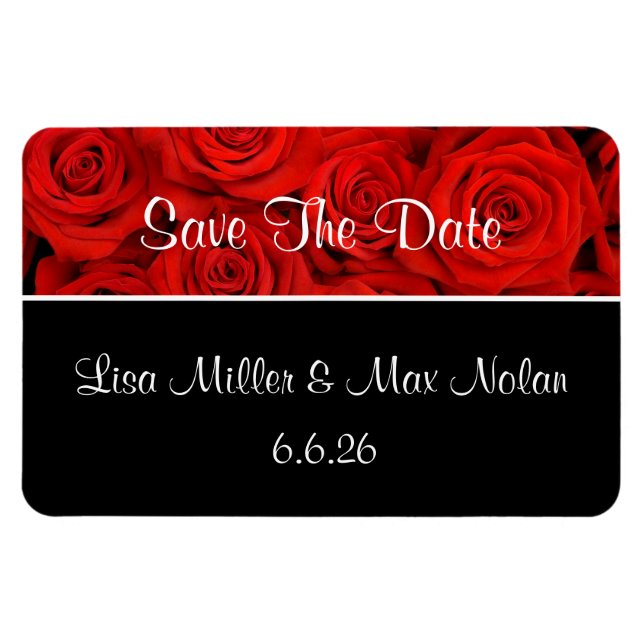 Benutzerdefiniertes Speichern des Datumsfensters Magnet (Horizontal)