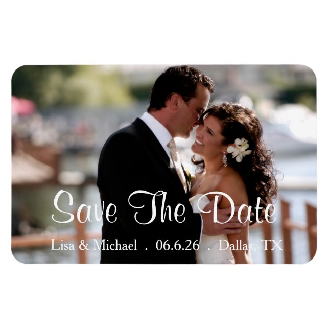 Benutzerdefiniertes Speichern des Datumsfensters Magnet (Horizontal)