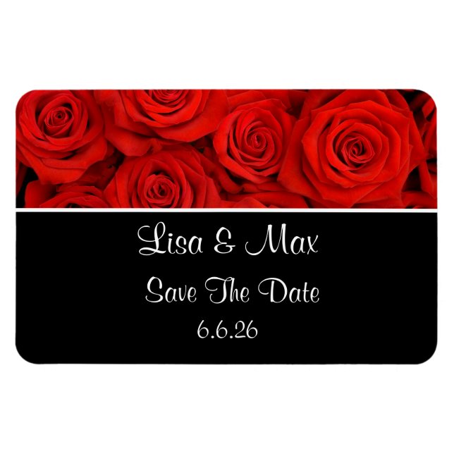 Benutzerdefiniertes Speichern des Datumsfensters Magnet (Horizontal)