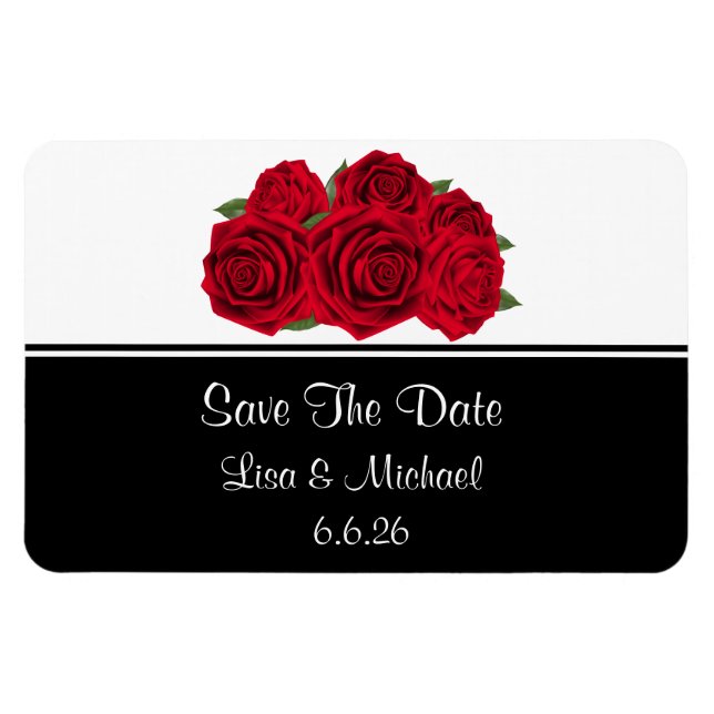 Benutzerdefiniertes Speichern des Datumsfensters Magnet (Horizontal)